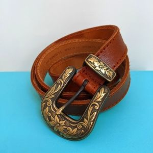 Vintage Liz Claiborne Leather Belt Size 2 (18-20)
